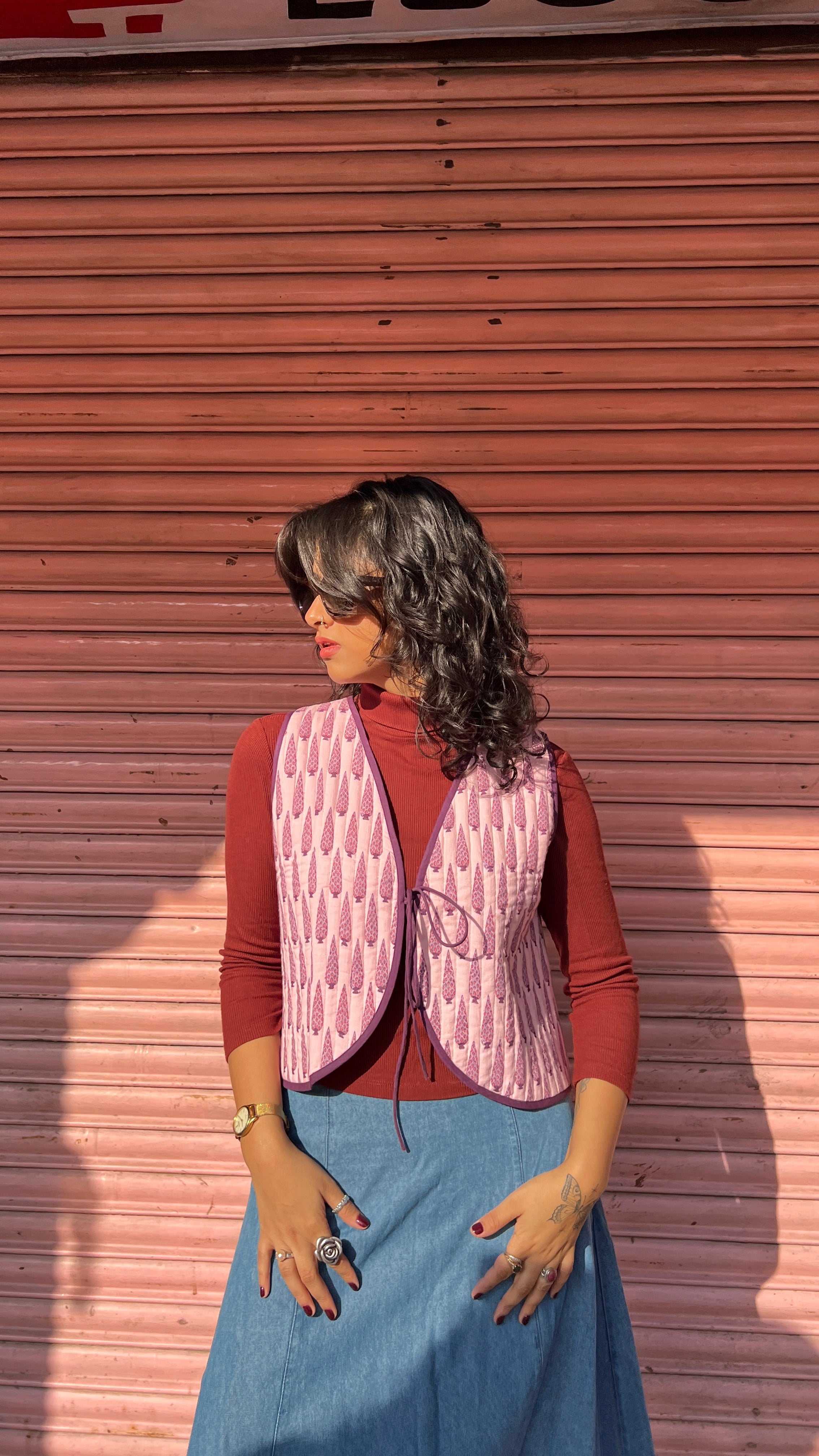 Quilted Cotton Vest